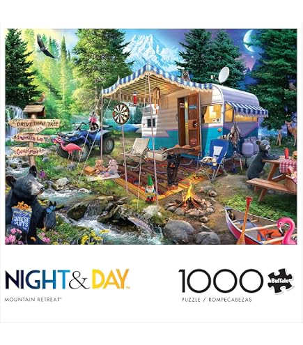 Amazon.com: SUNSOUT INC - King of the Forest - 1000 pc Jigsaw