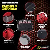 C.K Magma Technician's MAX Toolcase 500 x 260 x 380 mm Black Grey Red view 6