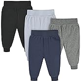 Gerber Baby Boys 4-Pack Microfleece Sweatpants