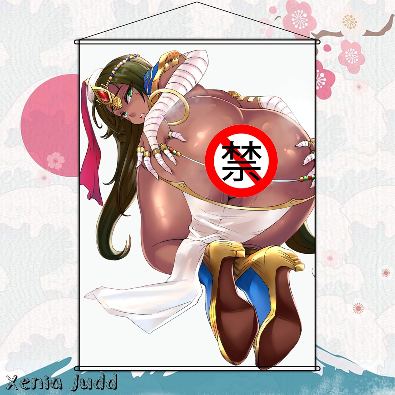 Amazon Co Jp Xenia Judd タペストリー Fate Grand Order フェイト グランド オーダー Fgo 不夜城の キャスター シェヘラザード ポスター 掛ける絵 18禁 約50cmx70cm B2 ホビー 通販