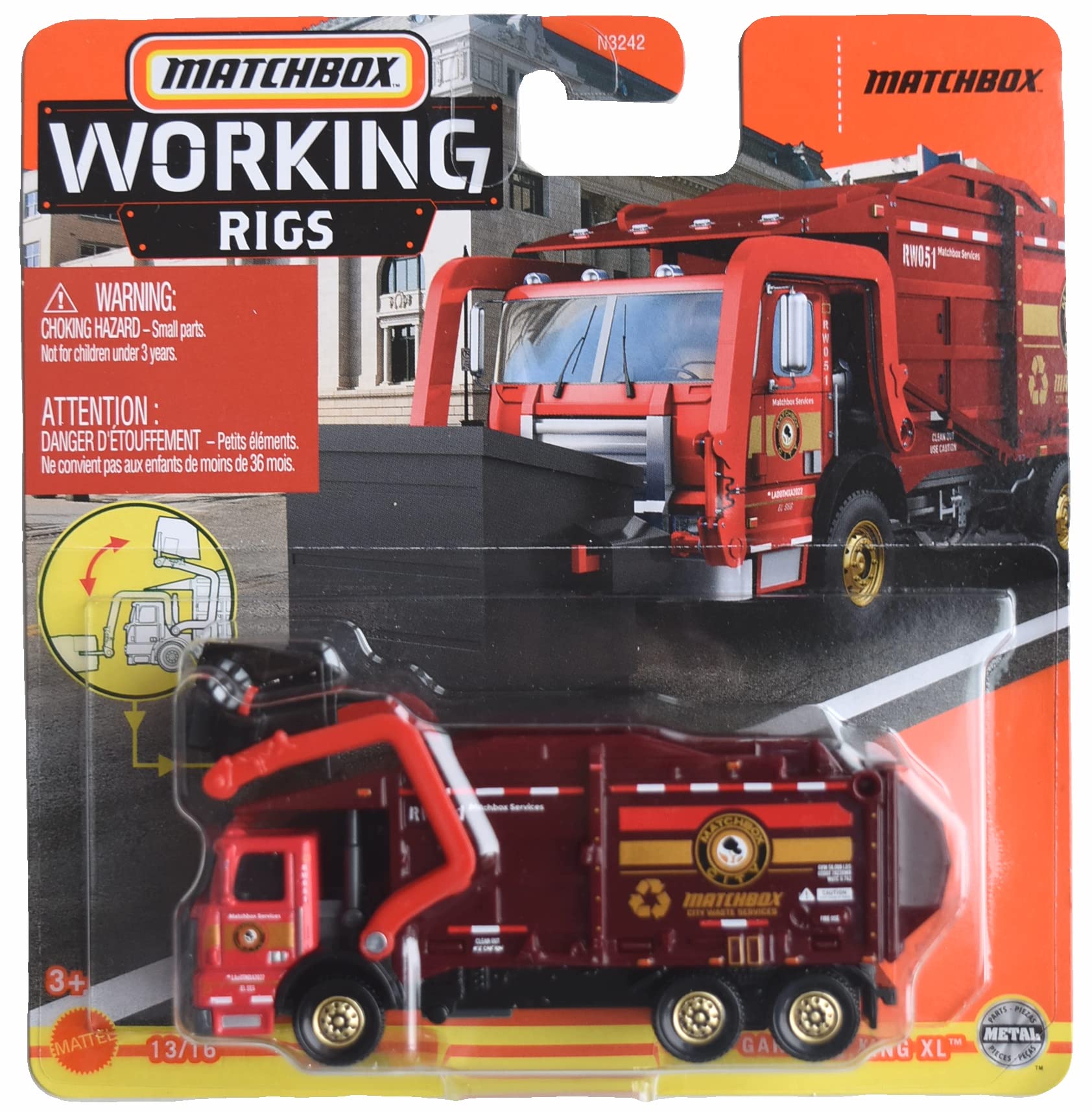 Matchbox Garbage King XL, Working Rigs 13/16