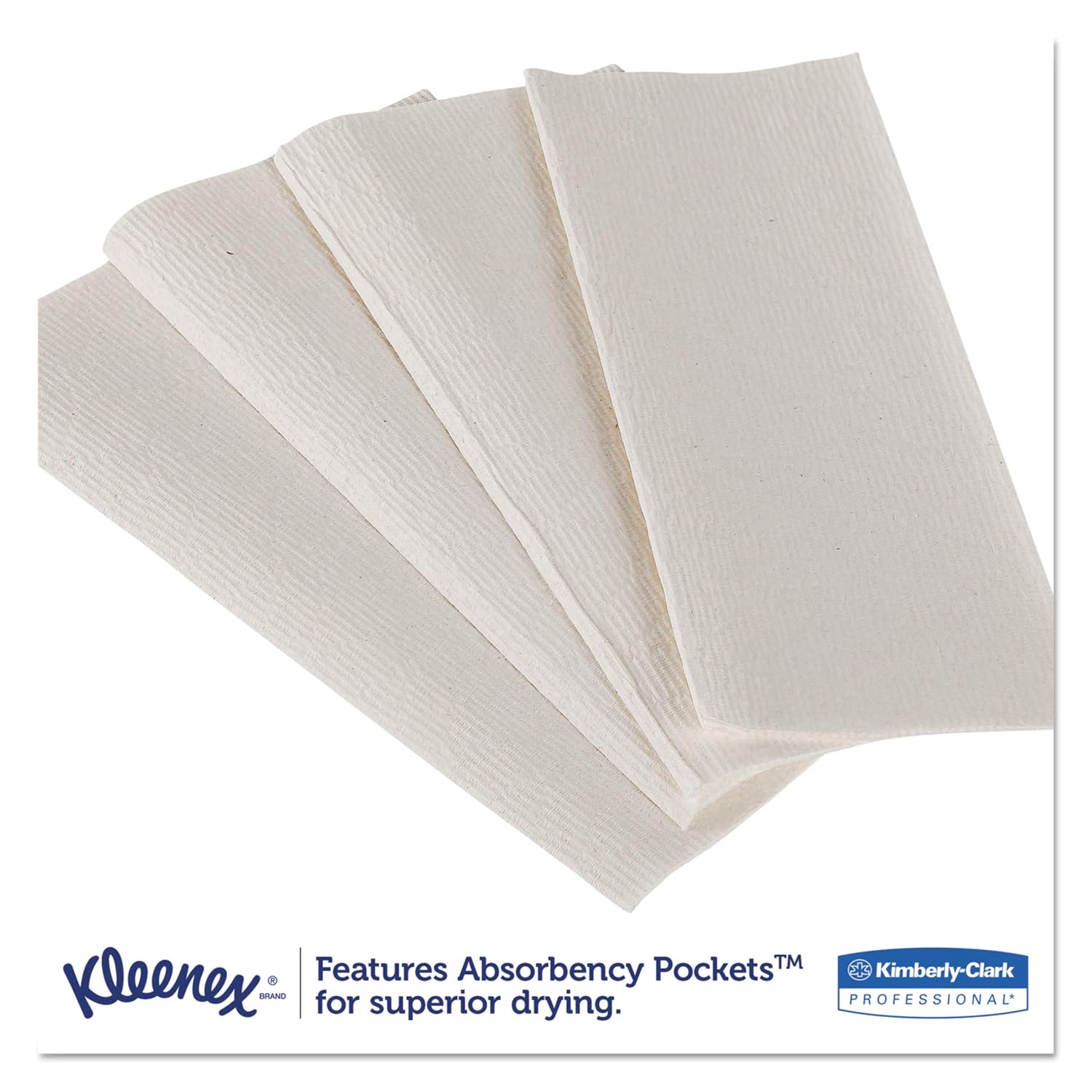 Kleenex 13253 Premiere Folded Towels, 7 4/5 x 12 2/5, White, 120 per Pack (Case of 25 Packs): Industrial & Scientific