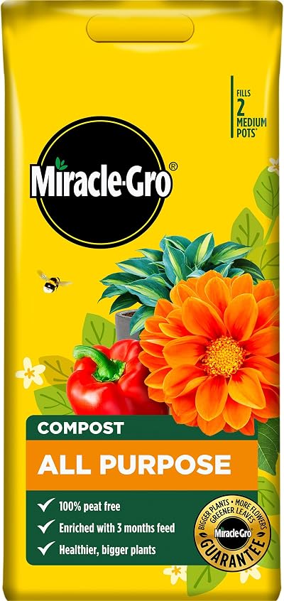 Miracle-Gro Peat Free Premium All Purpose Compost 10 litres