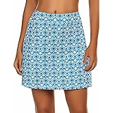 Ekouaer Women's Active Performance Skort Lightweight Skirt for Running Tennis Golf Workout Sports