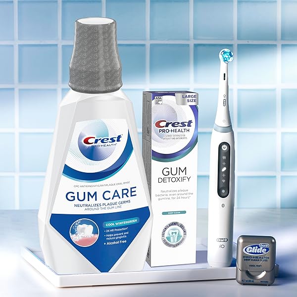 CREST PRO-HEALTH GUM CARE MOUTHWASH, COOL WINTERGREEN, CPC ANTIGINGIVITIS/ANTIPLAQUE ORAL RINSE 1L (33.8 FL OZ)