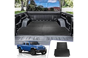Rongtaod Truck Bed Mat Compatible with 2020-2024 2025 Jeep Gladiator JT 5FT Truck Bed Mat Bed Liner All Weather Truck Bed Liner 2023 Jeep Gladiator Accessories (Truck Bed Mat)