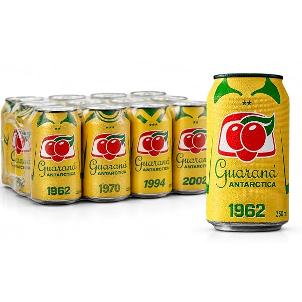 GUARANA ANTARCTICA, THE BRAZILIAN ORIGINAL GUARANA SODA, REGULAR,...