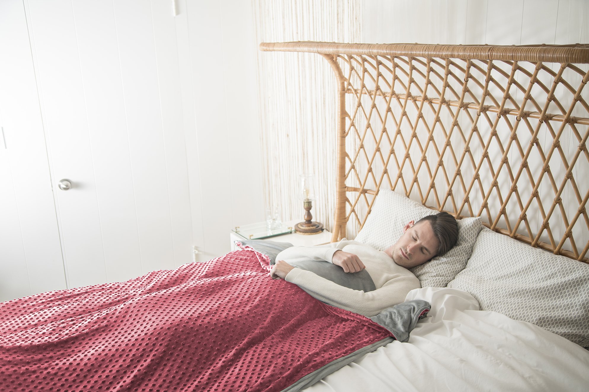 Weighted Blanket Adult Size-For Heavy Stress Relief, Autism, Restless