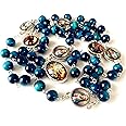 elegantmedical Tiger Eye Beads SEVEN 7 SORROWS MARY Rosary Necklace Catholic