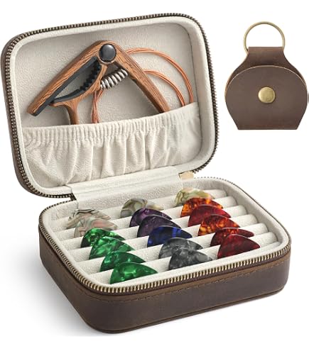 Amazon.com - COOZOOM Guitar Pick Holder Case Compatible for Fender