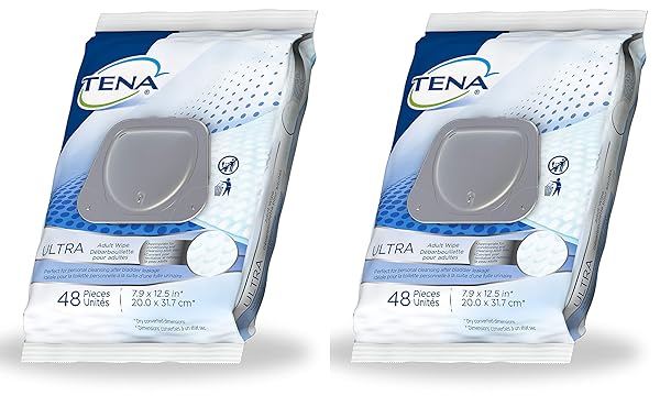 TENA ULTRA INCONTINENCE ADULT WIPE, 48 COUNT (PACK...