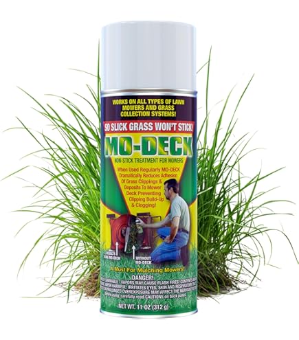 Mow Deck Spray Mo Deck Non-Stick Lawn Mower Spray Bundle