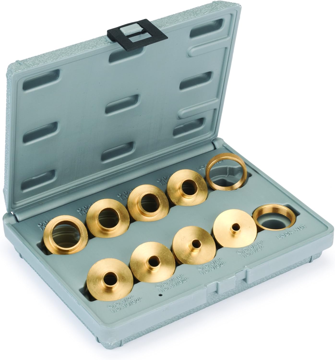 10 Piece Brass Router Bushing Set With Case Amazon.co.uk DIY & Tools