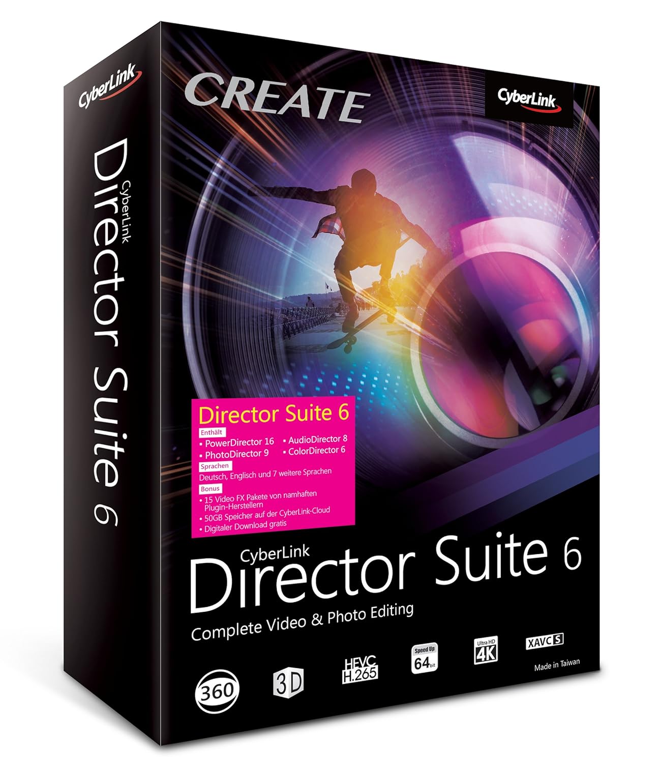 Packshot zu CyberLinks Mediasoftware Director Suite 6