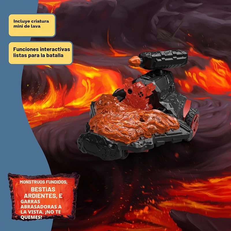 42663 Vehículo a reacción de Lava con minicriatura, a Partir de 7 años, ELDRADOR Creatures - playset, 15 Piezas — foto 6 de 8