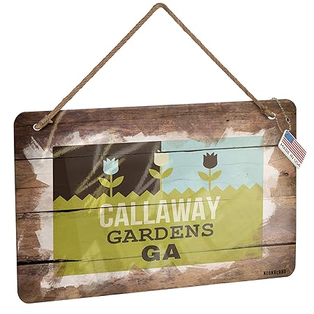 Amazon Com Neonblond Metal Sign Us Gardens Callaway Gardens Ga