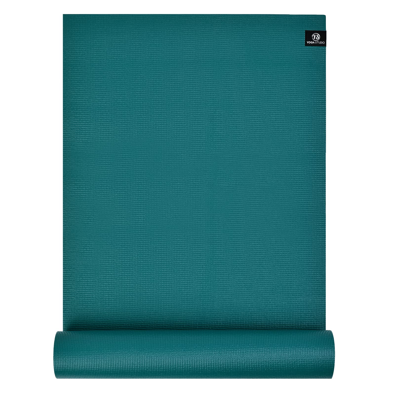 Yoga Studio Sticky Yoga Mat | Oeko-Tex Tear Proof Non-Slip | Workout Exercise Gym Fitness Yoga & Pilates Mat | 183cm x 61cm x 6mm - Teal โ image 1