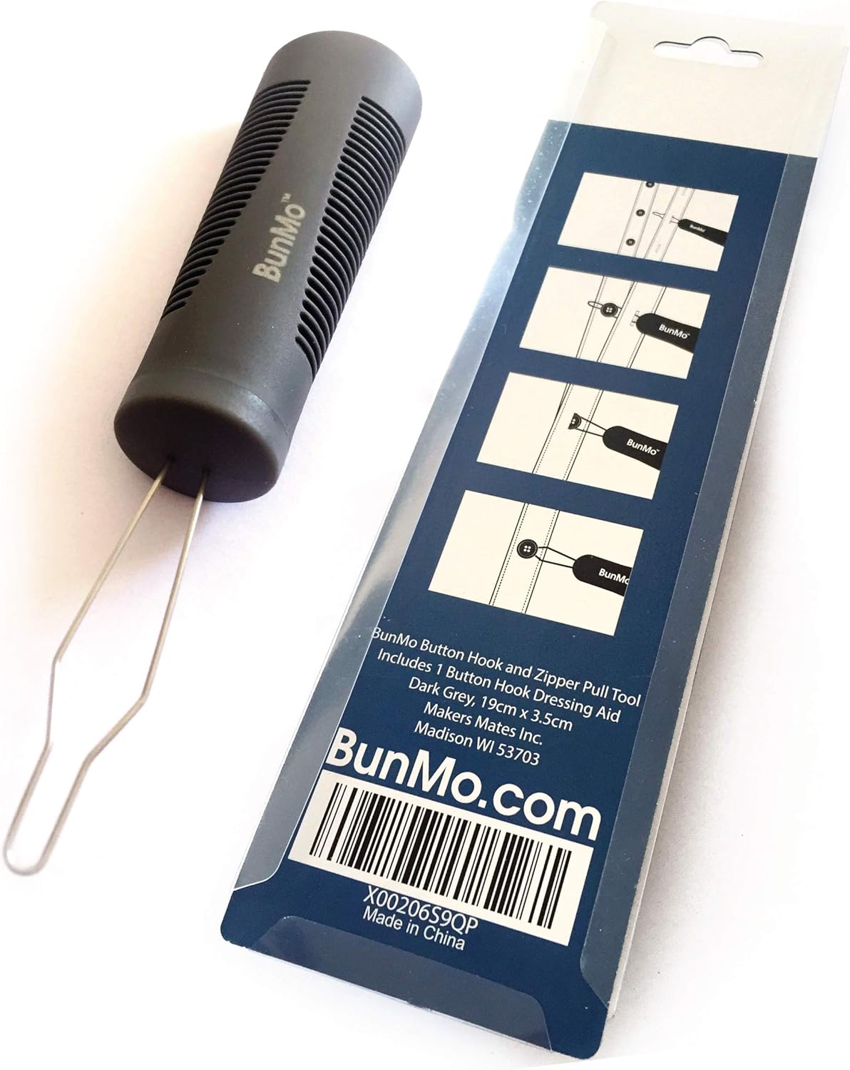 BUNMO Button Hook Dressing Aids - Arthritis Aids Button Tool & Zipper Puller: Health & Personal Care