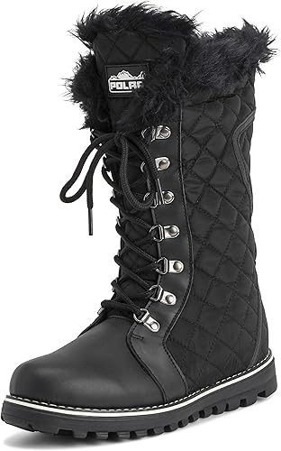 womens quilted winter boots