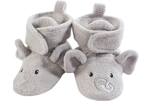 Hudson Baby Unisex-Child Cozy Fleece Booties Slipper Sock
