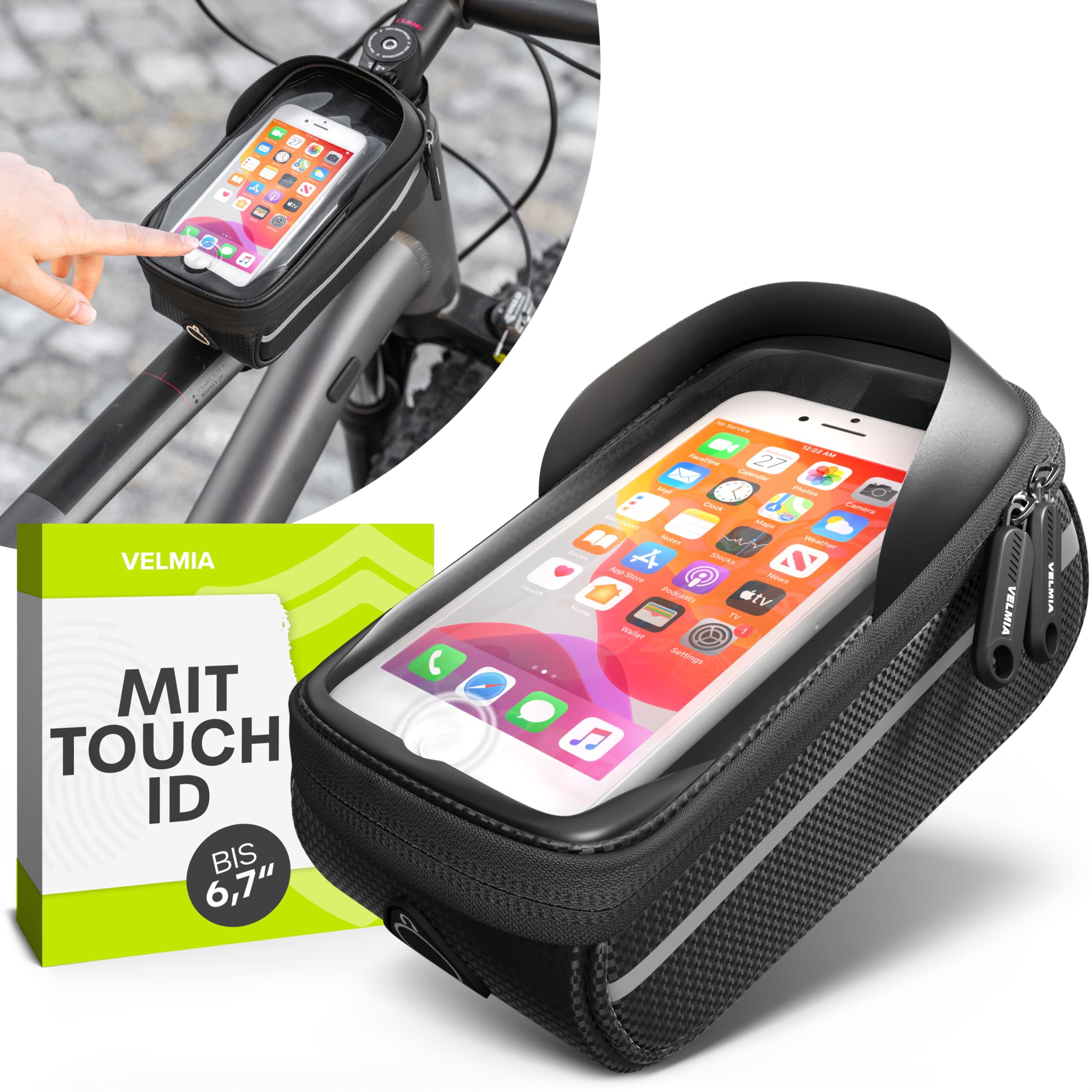 Velmia Rahmentasche Parent (with Touch ID)