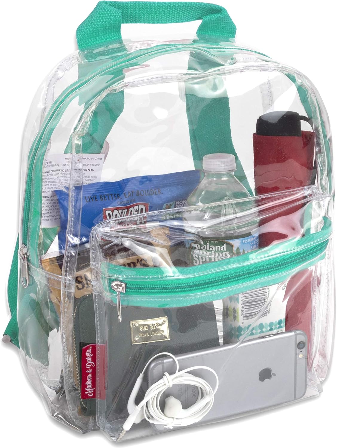 clear mini backpack amazon