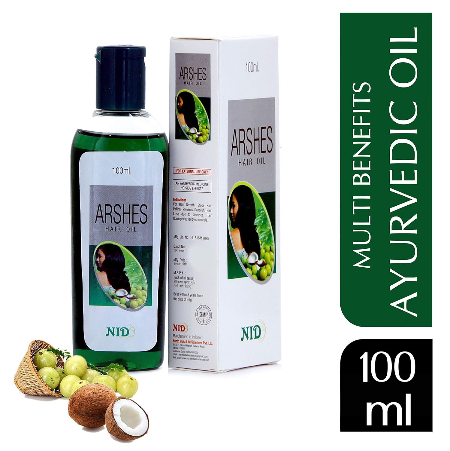 Buy North India Life Sciences Arshes Multi Benefit Ayurvedic Hair