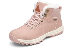 Mishansha Winter Boots for Men Women Waterproof Snow Boots Warm Lined Non Slip Hiking Boot