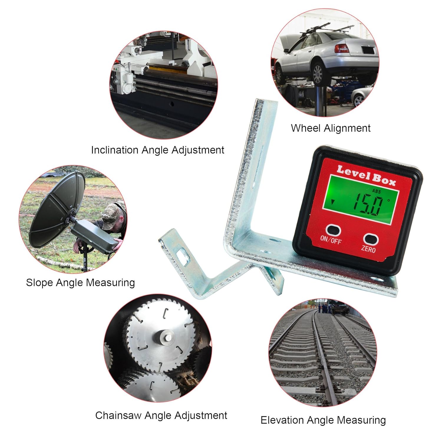 Accurate Digital Level Electronic Angle Finding for Table Miter Brand