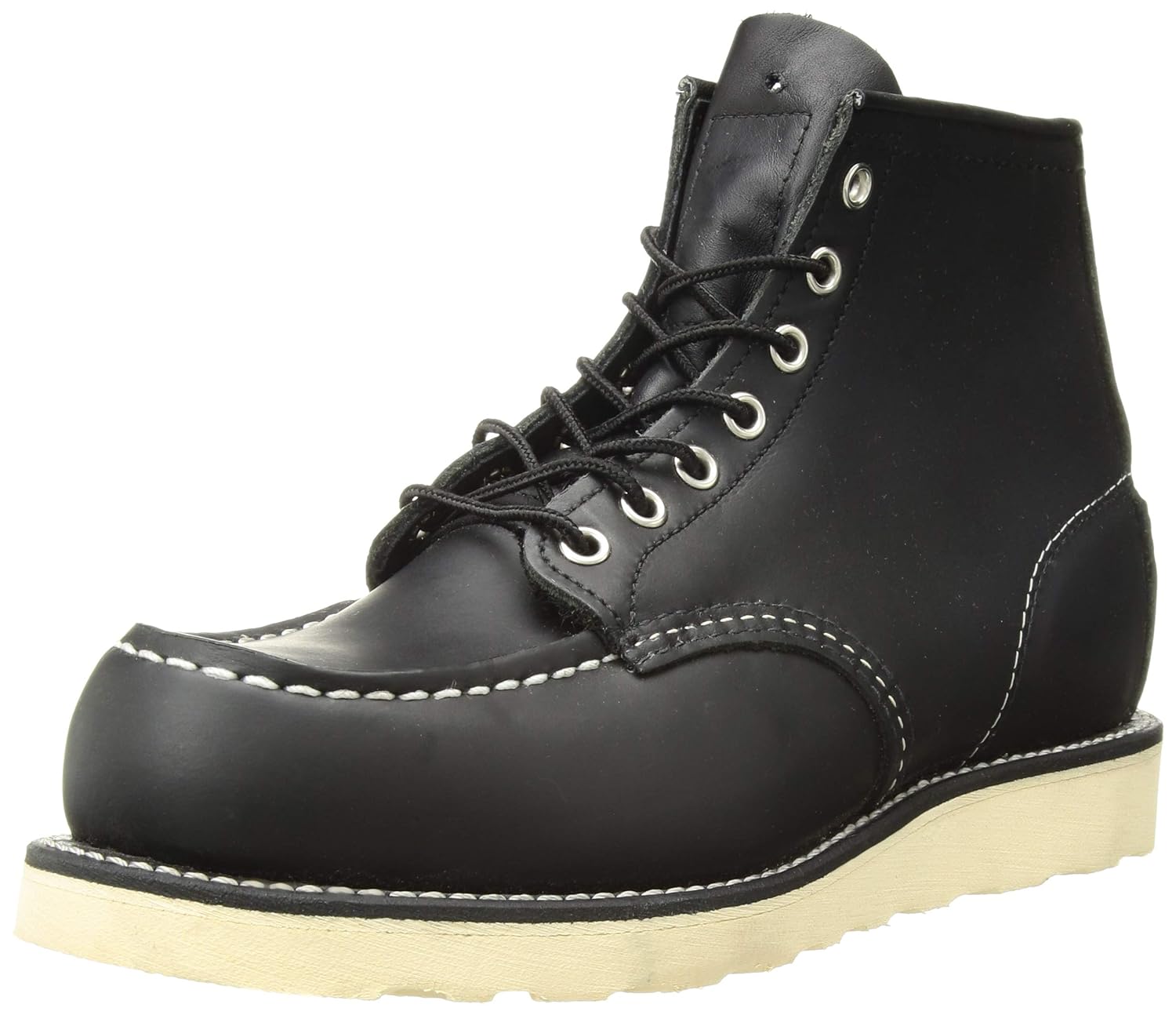 Red Wing Shoes 8130 Moc Toe Schwarz Schnürstiefel Work Boots Amazon.de Schuhe & Handtaschen