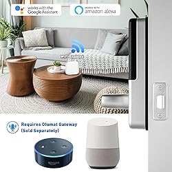 OLUMAT Smart Door Lock with WiFi Gateway, Keyless