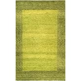 SAFAVIEH Gabbeh Collection Area Rug - 5' x 8', Assorted, Hand-Knotted Traditional Wool, Ideal for High Traffic Areas in Livin