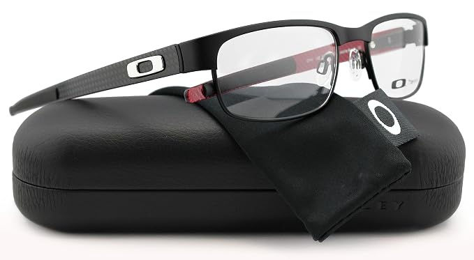 Oakley Mens Carbon Plate Eyeglasses53 18 142matte Black