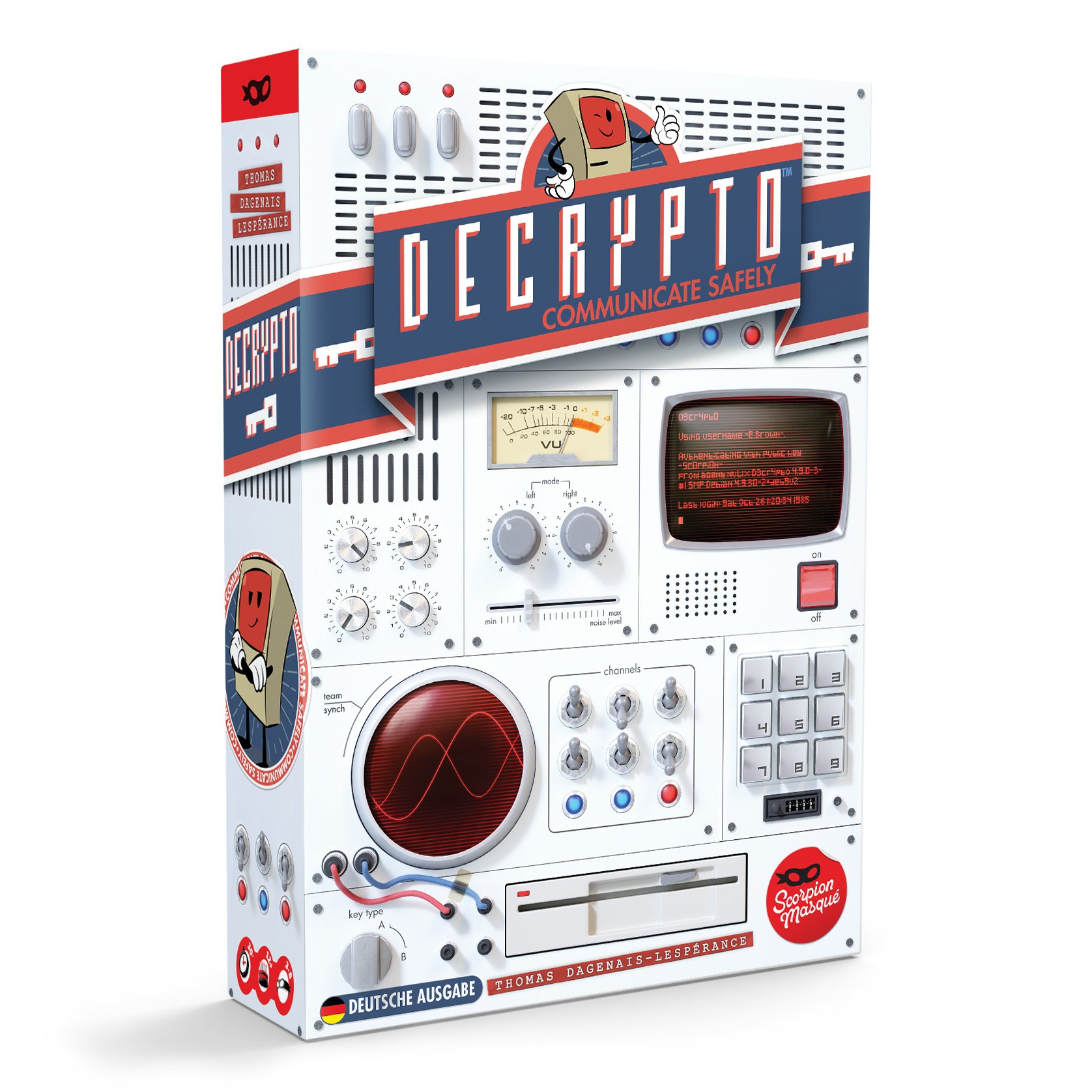 Asmodee | Le Scorpion Masqué | Decrypto | Party Game | Guessing Game | 3-8 Players | From 12+ Years | 30+ Minutes | German