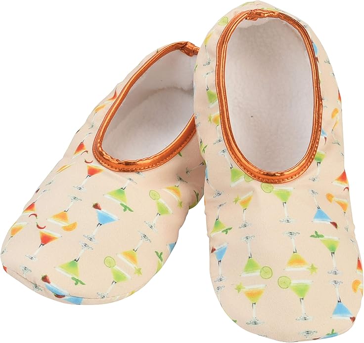 Snoozies Skinnies Lightweight Slippers Cozy Slippers for