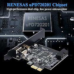BEYIMEI PCI-E 1X to USB 3.2 GEN1 5Gbps External