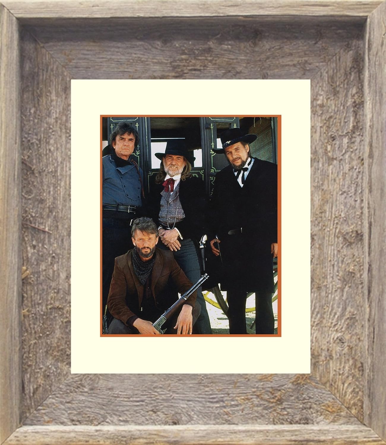 Amazon Com 14x17 Real Old Barnwood Framed Print The Highwaymen