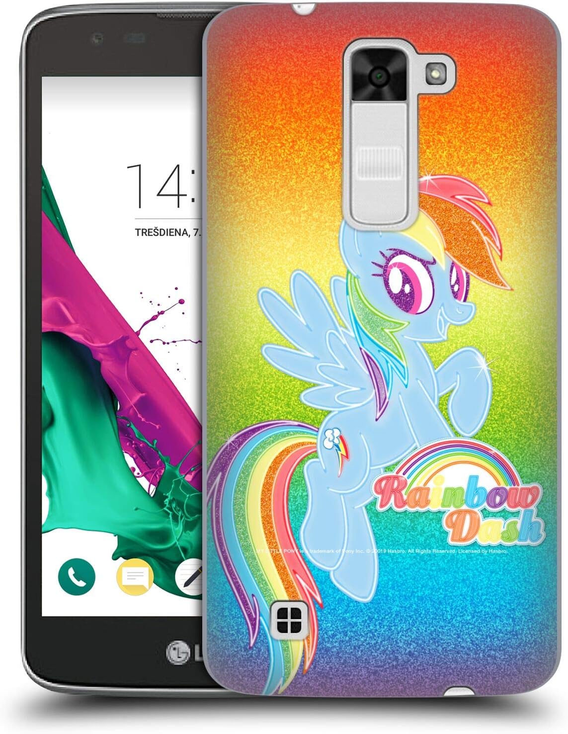 Head Case Designs Officially Licensed by My Little Pony Rainbow Dash Rainbow Vibes Hard Back Case Compatible with LG K7 K330 / Tribute 5