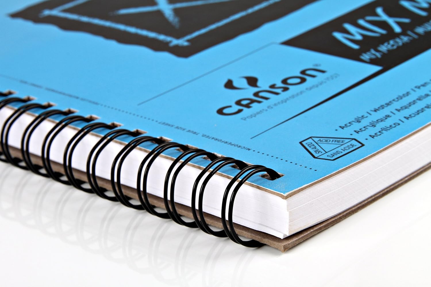Canson XL Series Mix Paper Pad, Heavyweight, Fine Texture, Heavy Sizing for Wet and Dry Media, Side Wire Bound, 98 Pound, 7 x 10 Inch, 60 Sheets, 7"X10", 0: Arts, Crafts & Sewing