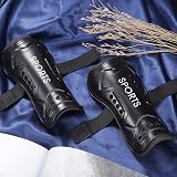 Medo Football Shin Pads Kids Youth Breathable Perforated 19x10cm view 2
