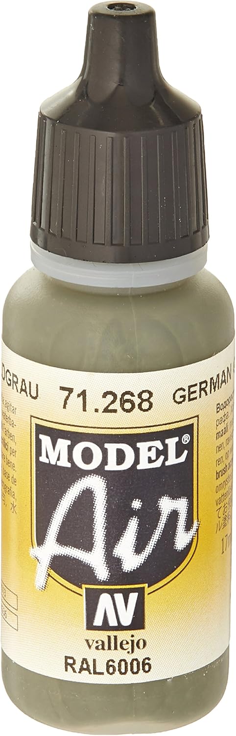 Vallejo Model Air 71114 Medium Gray - Vernice Acrilica Opaca 17ml Per Aerografo E Modellismo - 2