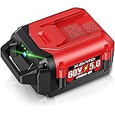 XAVITO Replacement for Toro 60V Battery 5.0Ah, New Upgraded 2X Longer Runtime, for Toro 60V MAX Flex-Force Lithium-Ion Battery 88620 88625 88640 88650 88660 88675 66810