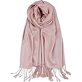 TUSHUSTY Pashmina Feel Shawl Wraps for Women Evening Dresses and Wedding Cover Up Formal Soft Silky Rave Scarf Elegant