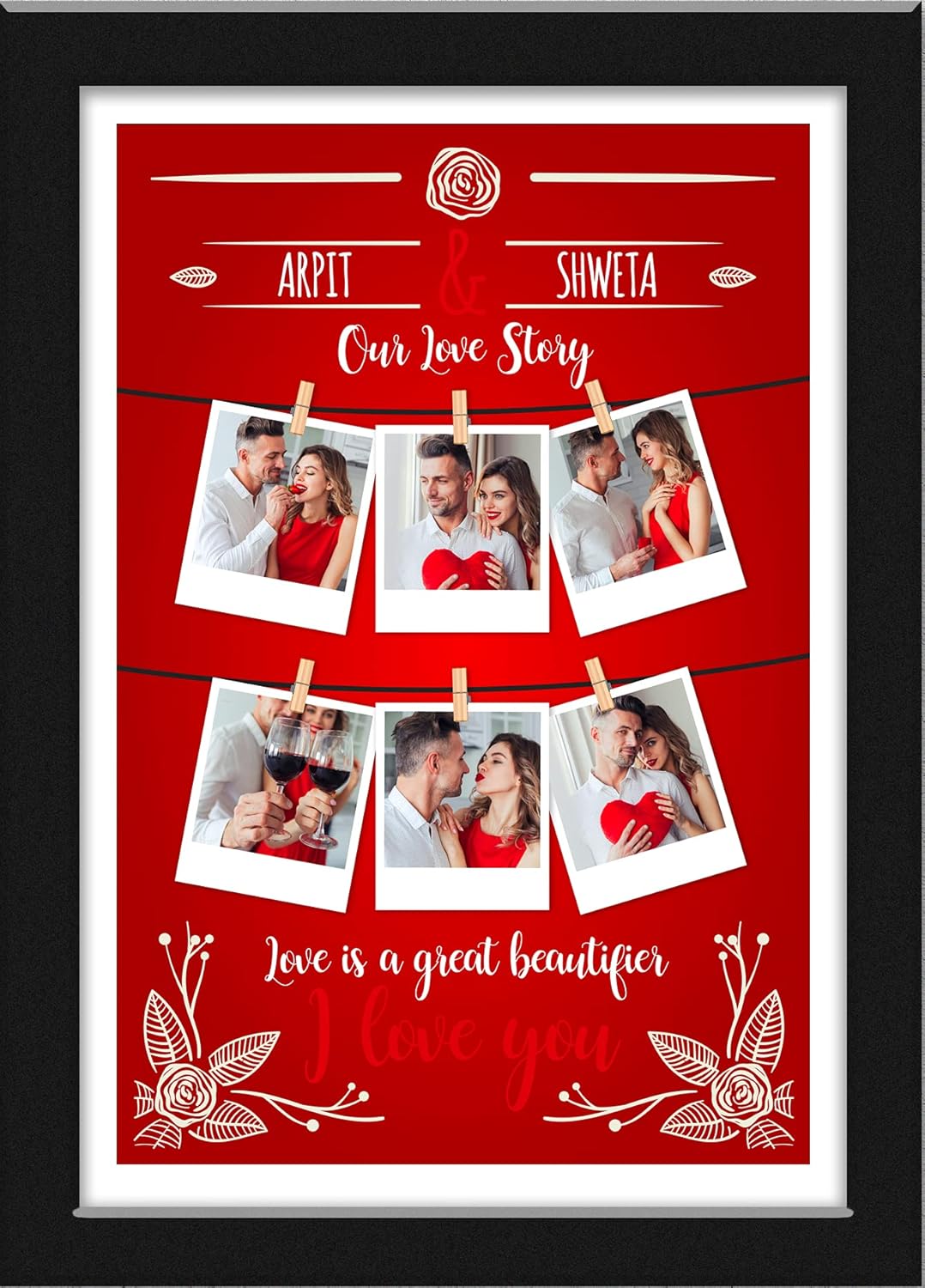 ANUBHI STORE Personalized Anniversary / Birthday / LOVE / valentine