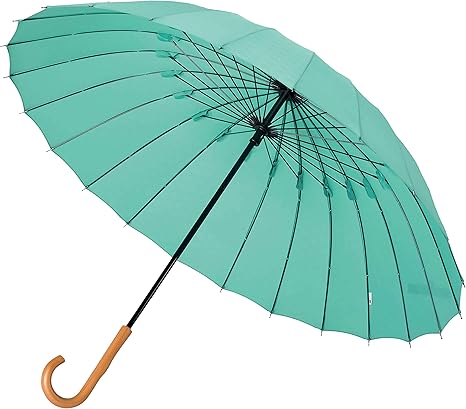 Amazon Co Jp Mabu 長傘 雨傘 江戸 おしゃれ 和柄 軽量 丈夫 24本骨 グラスファイバー メンズ レディース 兼用 浅葱 六角籠目 大きい 親骨60cm直径103cm Smv ホーム キッチン