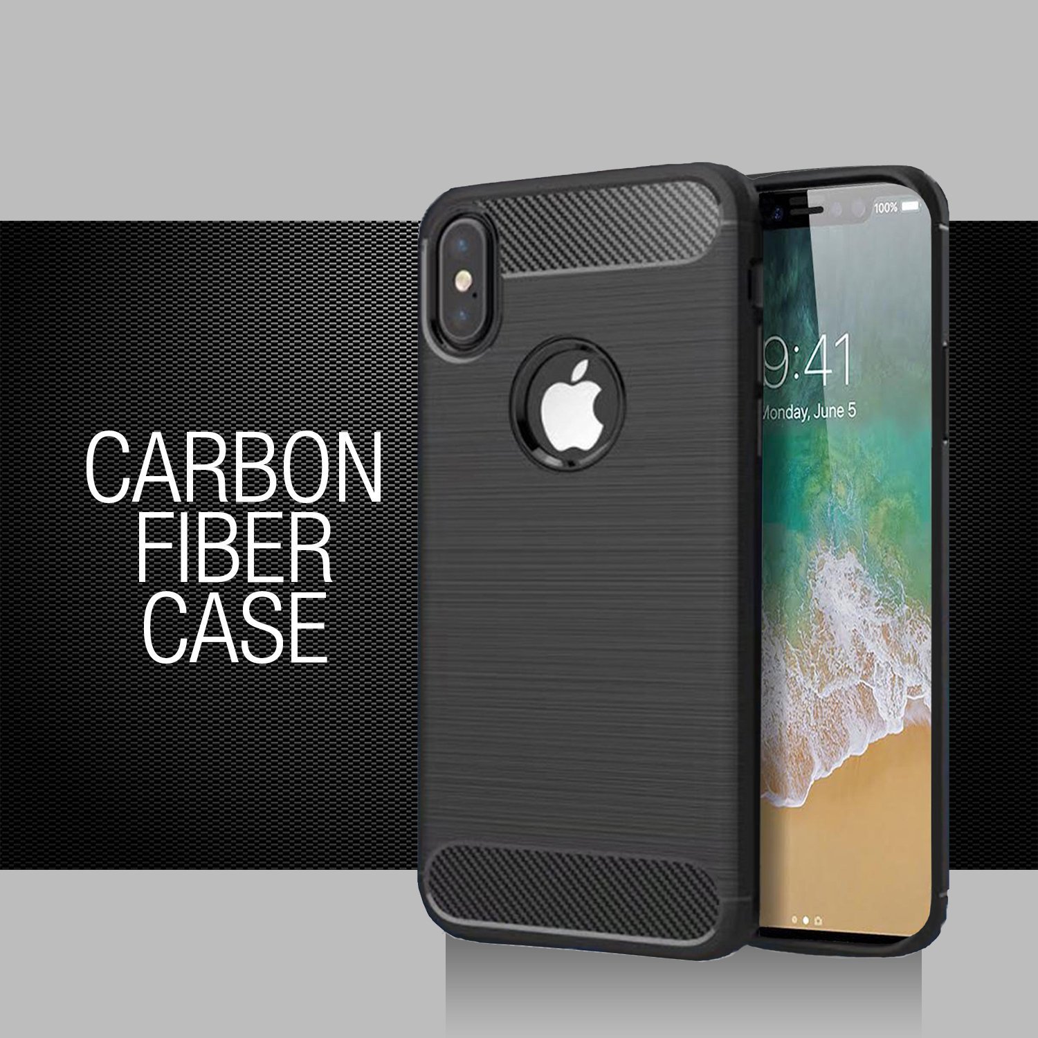 Samar â € Apple iPhone 8 Schutzhülle [Release 2017] Premium Qualität Stoßdämpfung matt Schutzhülle [schwarz] Cover + [Kostenlose Lebenslange Umtausch-Garantie für iPhone 8