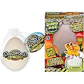 JA-RU Giant Dinosaur Egg (1 XXL Egg & 1 Original) Magic Hatching & Growing in Water Toys for Kids. Bulk Jurassic Dinosaur Party Favors, Easter Basket & Goody Bag Fillers. 1747-1745