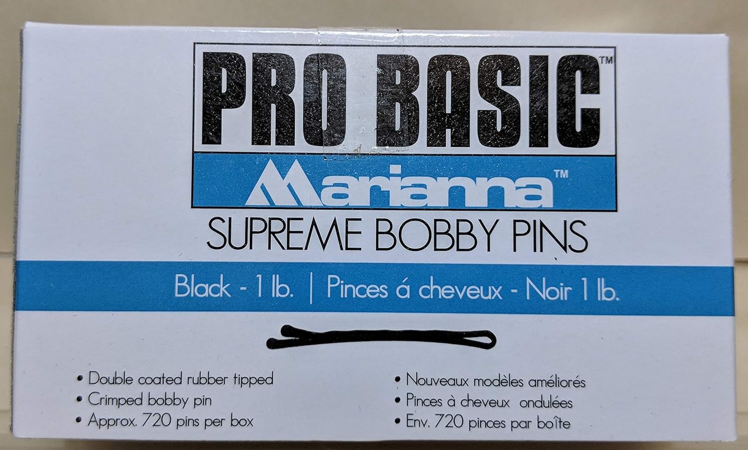 Marianna Bobby Pins 1 lb. - Black