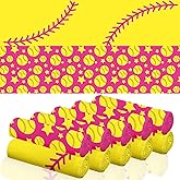 JarThenaAMCS 12Pcs Softball Cooling Towels Yellow Hot Pink Softball Ice Fast Drying Towel Sports Cooling Rag for Sport Party Favors, 40 x 12 Inch