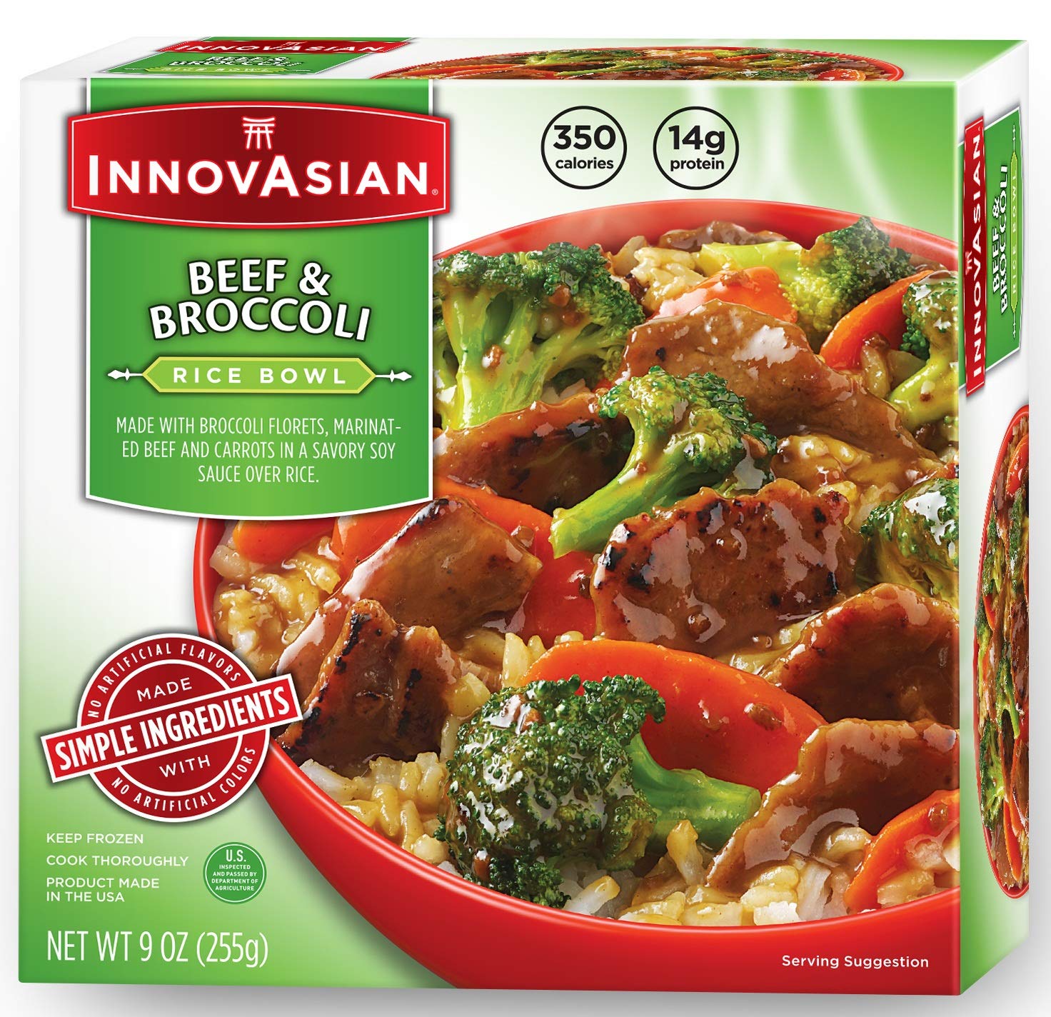 Innovasian Cuisine Beef And Broccoli Bowl 9 Ounce 8 Per Case Amazon Com Grocery Gourmet Food